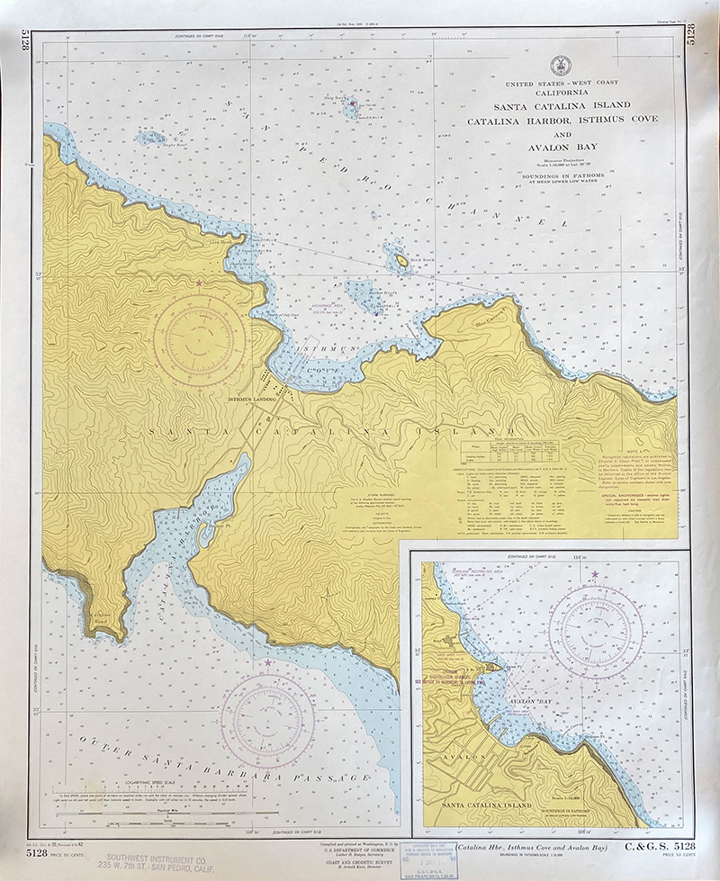 Catalina (Vintage Map)